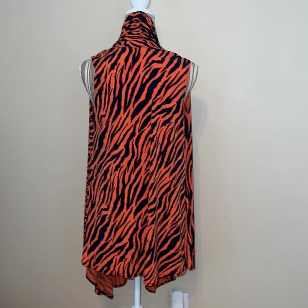 Ronnie Salloway Open Front AU Tigers Cardigan Vest Size Large - Picture 3 of 5